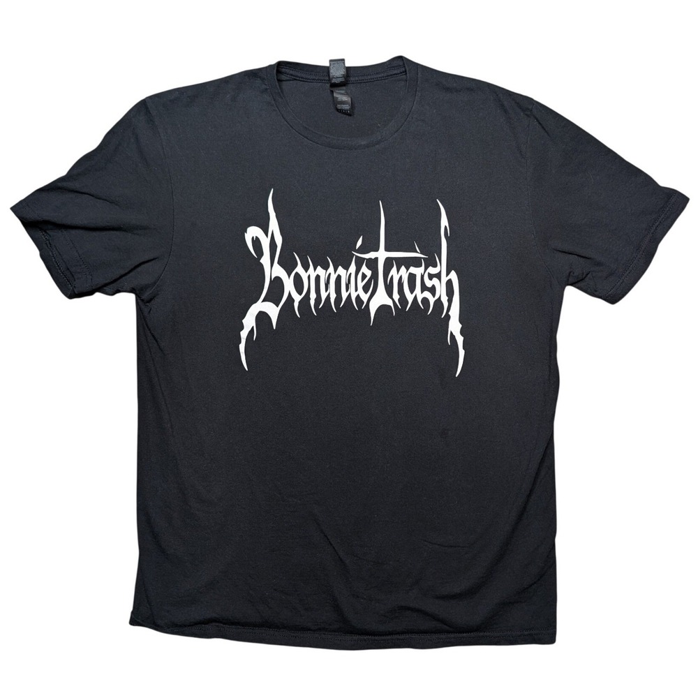 Bonnie Trash Gildan Black Large Short Sleeve Graphic Tee Shirt 100% Cotton